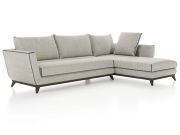 PERFECT DREAM - Sectional fabric sofa with chaise longue by Liu Jo Living Collection - view 2